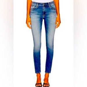New! L’Agence Chantal low rise skinny blue jeans 20575